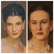 Mid-19th century painting of unknown woman