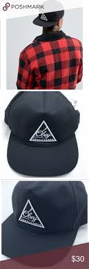Nwt Obey New Federation Snapback Black Snapback Hats Daily Outfits Black Snapback