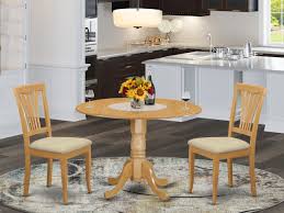 Popular small table for two of good quality and at affordable prices you can buy on aliexpress. Dlav3 Oak C 3 Pc Small Kitchen Table And Chairs Set Small Kitchen Table Plus 2 Dinette Chairs East West Furniture