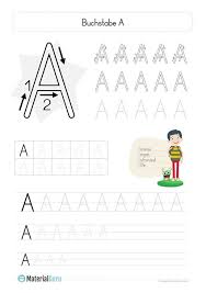 Die downloads sind kostenlos, bitte beachtet aber unsere nutzungsbedingungen. Neu Ein Kostenloses Deutsch Arbeitsblatt Zum Buchstaben A Fur Die Grundschule Auf Dem Die Kinder Den Grossbuchs Buchstabe A Buchstaben Lernen Schreiben Lernen