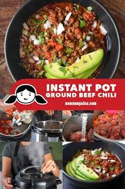 Instant Pot Ground Beef Chili Keto Whole30 Nom Nom Paleo Recipe Beef Chili Recipe Ground Beef Chili Ground Beef Chili Recipes