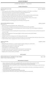 assistant buyer resume sample mintresume