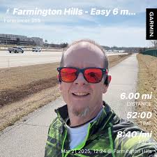 Beautiful day for a run. Got 6 miles in