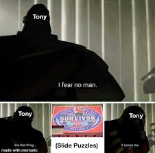 Check spelling or type a new query. Tony And His Slide Puzzles Survivor