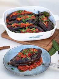 Aubergines Farcies A L Ottomane Iman Bayildi Vegan Et Sans Gluten Free The Pickle Recette Aubergines Farcies Aubergine Recette Aubergine Farcie