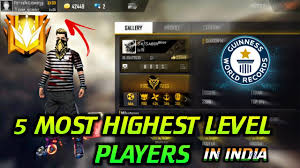 Official instagram page of garena free fire india forms.gle/emfjbuzlzwdnbdwe7. Free Fire 5 Highest Level Players Of India Most Popular Player Sk Sabir Boss Id Youtube