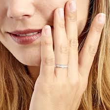 Nos alliances femme sont incroyables, éblouissantes, merveilleuses.comme vous♥! Or Blanc Sans Pierre Larg 3mm