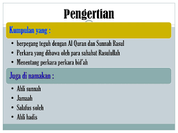 Pendidikan islam spm (tingkatan 5) bahagian: Aqidah Ahli Sunnah Wal Jamaah Ppt Download