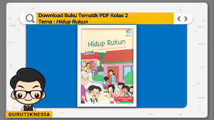 Ii buku siswa kelas i sd/mi milik negara tidak diperdagangkan. Download Buku Tematik Pdf Kelas 2 Tema 1 Hidup Rukun