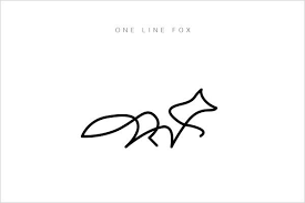 One Line Art Logo Designs A New Trend Ready To Explored In 2015 Fox Tattoo Art Logo Line Tattoos