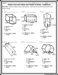 Similar areas & volumes with answers other 3rd party videos. Surface Area Volume Unit 11 Surface Area And Volume Of Prisms Notes Hmwk