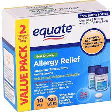 Free 2 Day Shipping On Qualified Orders Over 35 Buy Equate Loratadine 10 Mg 300 Ct At Walmart Com Claritin Runny Nose Allergies
