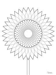 Free printable mandala coloring pages mandala is representing the universe. Sunflower Mandala Coloring Page 1001coloring Com