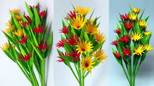 Maybe you would like to learn more about one of these? Colors Paper Easy Make Paper Flower Stick Paper Stick Flowers Easy Paper Craft Ide