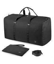80l Foldable Travel Duffel Bag Packable Lightweight Duffle Large Flight Cabin Bags For Travel Black C317z3u65rq Duffel Bag Travel Travel Duffel Duffle Bag