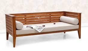 Деякі цікаві факти про sofa design. Teak Wood Divan Style Sofa Ws 42 Details Bic Furniture India