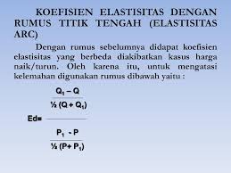 Lalu bagaimana apabila dibalik dari titik b ke titik a? Elastisitas Permintaan Dan Penawaran Pertemuan Ke 3 Ppt Download