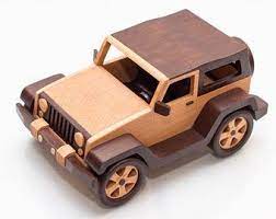 Frostyycrafts Wooden Toy Car Jeep Wrangler Wooden Toy Cars Wooden Toys Wooden Toy Trucks