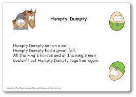 Humpty Dumpty Song with Lyrics and Music - Humpty Dumpty in French and  English