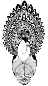 Les Illustrations Expressives De Iain Macarthur Tatouage Paon Inspiration Art Les Arts