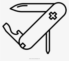 Search images from huge database containing over 620,000 coloring pages. Swiss Army Knife Coloring Page Drawing Transparent Png 1000x1000 Free Download On Nicepng