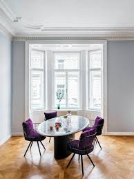 Of course, it is more comfy to sit on a chair with a cushion. Antilles Table Wittmann