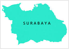 Map of the world with main cities in pastel green. Surabaya City Data Openstreetmap Indonesia