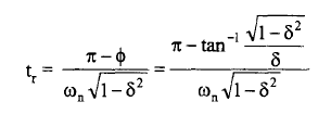 Time Domain Specifications Of In Control System Electronics Engineering Study Center