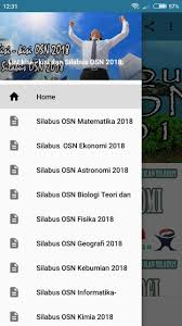 Download silabus osn sd 2020 yang diganti nama menjadi ksn sd 2020. Kisi Kisi Dan Silabus Osn 2018 Fur Android Apk Herunterladen