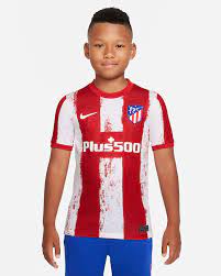 Atletico president on griezmann and saul transfer talk. Atletico Madrid 2021 22 Stadium Home Fussballtrikot Fur Altere Kinder Nike De
