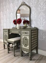 Vintage Furniture Mirror Painted Furniture Makeup Mirror Vintage Vanity Table With A French Country Farmho Vanity Table Vintage Furniture Mirrored Furniture
