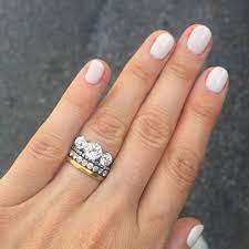 Stacked Wedding Ring Styles That Ll Leave You Breathless Stacked Wedding Rings Mixed Metal Wedding Rings Stacked Wedding Bands