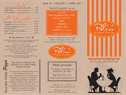 Palio S Pizza Cafe Midlothian Menu In Midlothian Texas