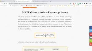 Use the percent error calculator to find the percentage difference between a measurement and below is a percent error calculator, which will compute the percent error between a measured. Mean Absolute Percentage Error Calculation