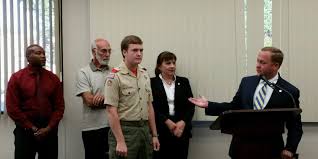 Eagle Scout completes footbridge, recognized by city leaders