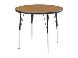Group Study Adjustable Round School Table 36 Dia Classroom Tables Table School Tables