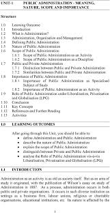 Public Administration Meaning Nature Scope And Importance Structure Pdf Free Download
