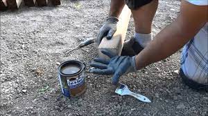 You can buy it on amazon for a bit more, or buy a whole case (4 pack) online from home depot. How To Seal Cut Ends Of Pressure Treated Lumber Youtube