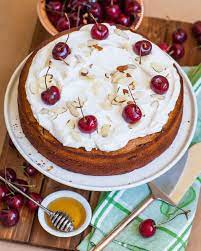 Easy Honey Cherry Cake Recipe Video Tatyanas Everyday Food Recipe Cherry Cake Sweet Cakes Cherry Cake Recipe