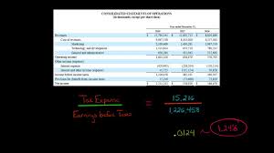 Having to calculate and pay estimated quarterly taxes four times a year may seem like a chore. How To Calculate The Effective Tax Rate Youtube