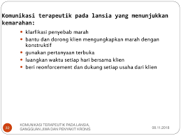 We did not find results for: Komunikasi Terapeutik Pada Kelompok Lansia Dan Keluarga Ppt Download