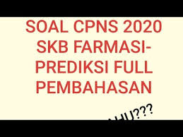 Jawaban dan pembahasan soal skb cpns / asn farmasi bpom 3. Prediksi Soal Cpns Skb Farmasi Full Pembahasan Youtube