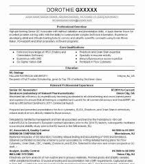 Visually inspect finished products for imperfections or other problems. Senior Qc Analyst Resume Example Company Name Longmont Colorado