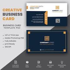 Personal Business Card Design In 2020 Personal Business Cards Design Personal Business Cards Business Card Template Psd