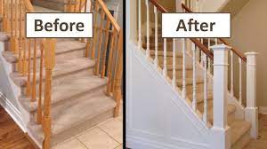 How To Make A Closed Stringer Staircase From An Open Stringer Staircase Youtube Staircase Design Diy Staircase Staircase Remodel