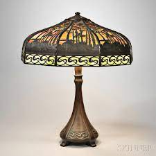 Handel Lamp Co Tropical Sunset Table Lamp Handel Lamps Lamp Antique Lighting