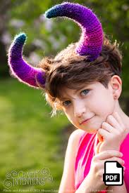 Ensemble de 8 cornes de savane portables, motif au crochet par Crafty  Intentions PDF numérique téléchargeable