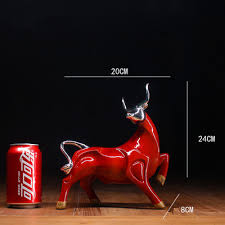 Mxcf architekci embraced the spacious existing aesthetic to bring to life an office for red bull located in warsaw, poland. Small Size Elegant Cattle Aesthetic Red Bull Resin Ornaments Home Office Desktop Decoration Minimalist Best Gift Free Shipping Figurines Miniatures Aliexpress