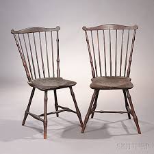 Pair Of Bamboo Turned Fan Back Windsor Chairs Sale Number 2786b Lot Number 152 Skinner Auctioneers Chair Chairs For Sale Windsor Chair