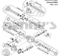 Dana Spicer 706040X Dana 60 Open DIFF CARRIER EMPTY CASE 4.10 ratio and  DOWN fits Chevy, GMC, Dodge, Ford, Jeep Front or Rear differential